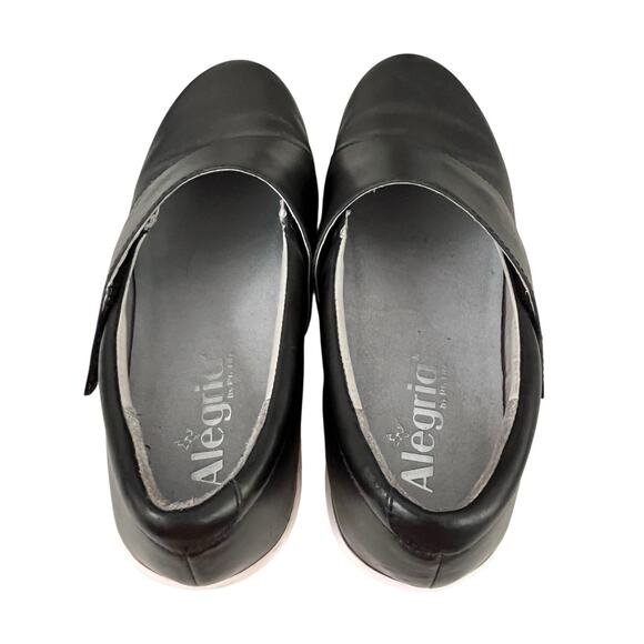 Alegria by PG-Lite QIN-601 Slip On Shoe 38 US 8-8.5 M Black Napa Leather Comfort - Picture 7 of 15